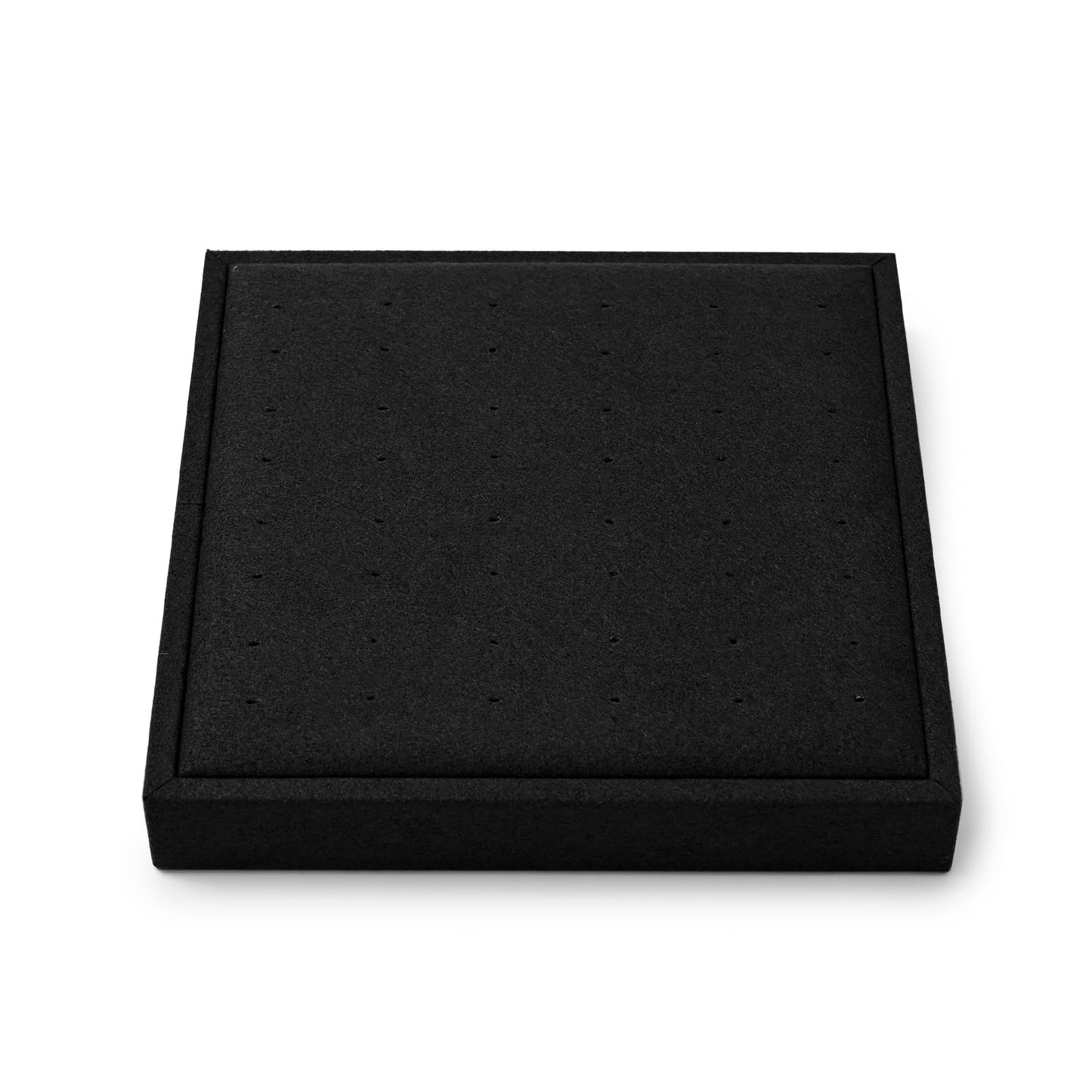 Oirlv Black Microfiber Jewelry Stud Earring Tray Display Tray Interchangeable Modular Jewelry Tray