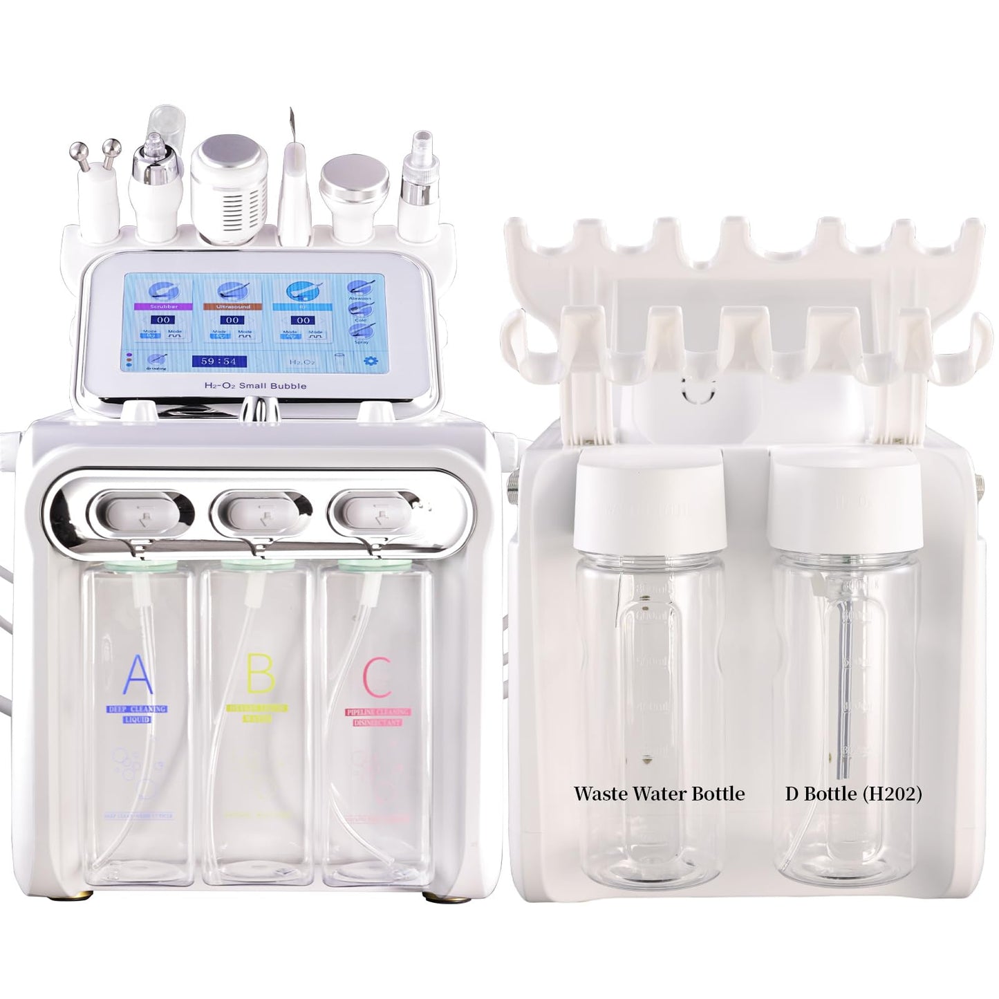 Hydrogen Oxygen Facial Machine 6 in 1 Skin Care Devices for Salon Home Use