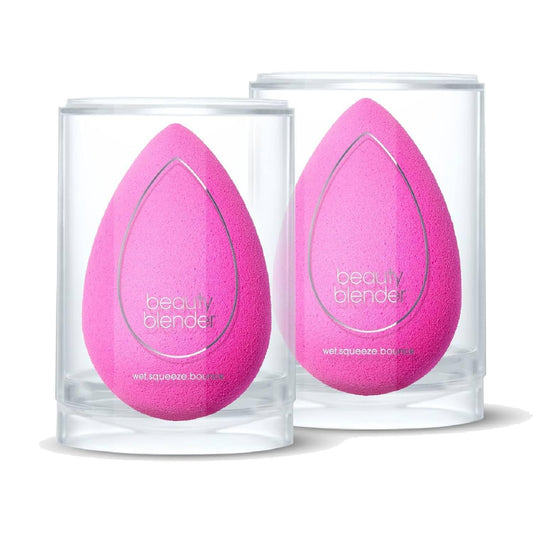 Beautyblender Original Pink Makeup Sponges | Super-Soft Blending Foam for Foundations, Powders & Creams | Reusable & Washable, Vegan & Cruelty Free, Streak-Free Finish - Pack of 2