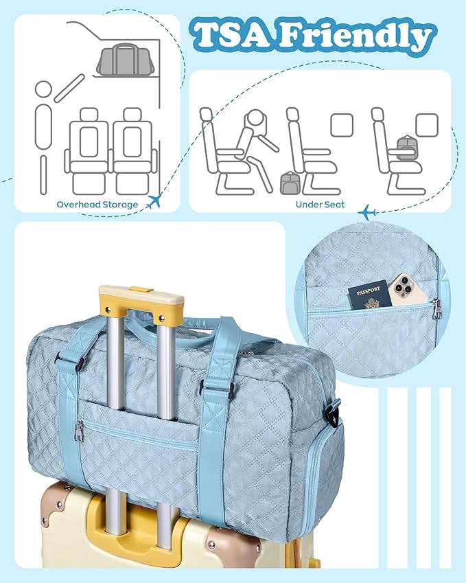 Girls Birthday Gifts, Travel Duffel Bag, Personalized Weekender Bag, Monogram Overnight Bag Gift for Grandmother, Birthday Gifts Personalized Gifts Bridesmaid Gifts, Mom Gifts