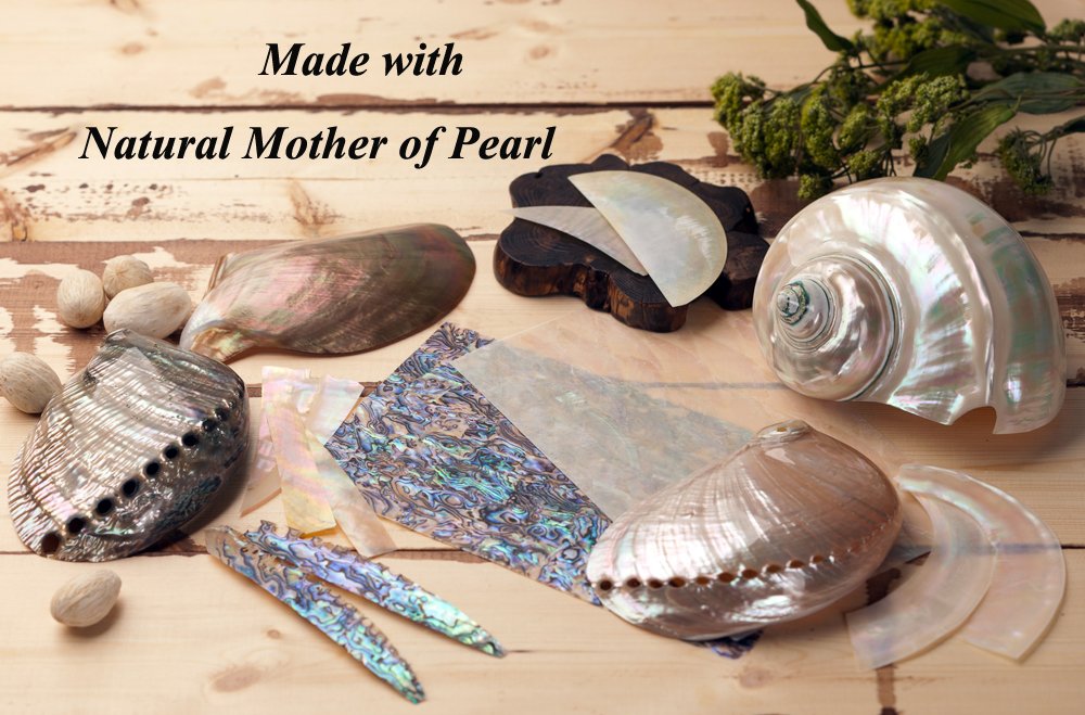 Antique Alive Mother of Pearl Watermelon Design Vanity Makeup Double Compact Cosmetic Makeup Purse Mirror