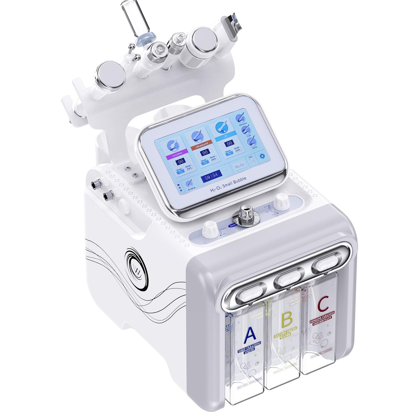 Hydrogen Oxygen Facial Machine 6 in 1 Skin Care Devices for Salon Home Use