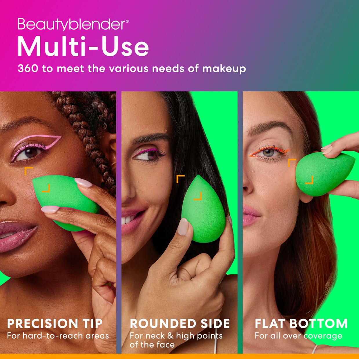 Beautyblender® | Besties Bio Pure Blend & Cleanse 4-Piece Starter Set, Bio Pure Makeup Sponge + Solid Unscented Cleanser .558 oz + Silicone Scrub Mat + Travel Case, Made in USA, Vegan, Sustainable