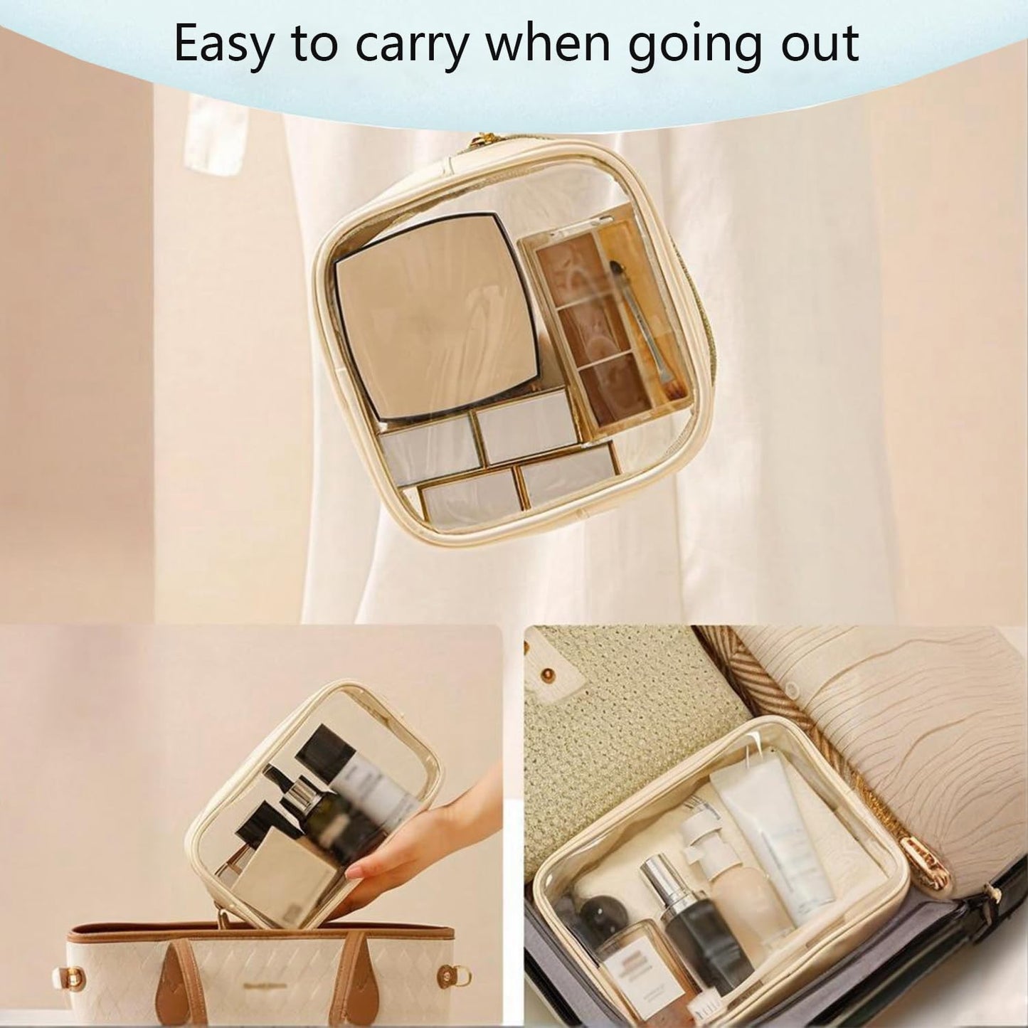 Coraltree 4 PCS Diaper Bag Organizer Set, White