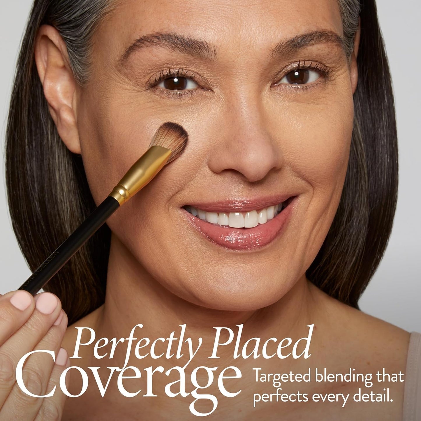 LAURA GELLER NEW YORK Cosmetic Professional Makeup Brushes - Cruelty-Free - 17 Angled Precision Concealer Brush