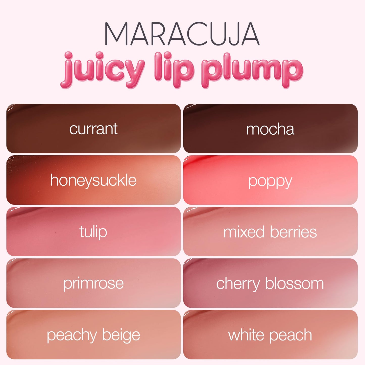 tarte maracuja juicy lip plump – Hydrating & Volumizing Lip Plumper Gloss Balm with Nourishing Hyaluronic Acid, Plumps & Moisturizes, Vegan & Cruelty-Free, full size, currant