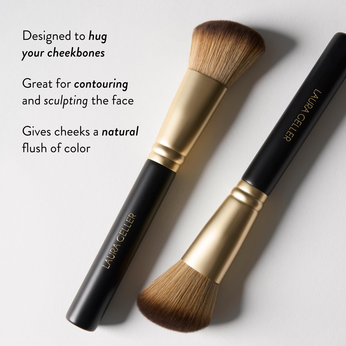 LAURA GELLER NEW YORK Cosmetic Professional Makeup Brushes - Cruelty-Free - 05 Full Face Brush Set 5pc