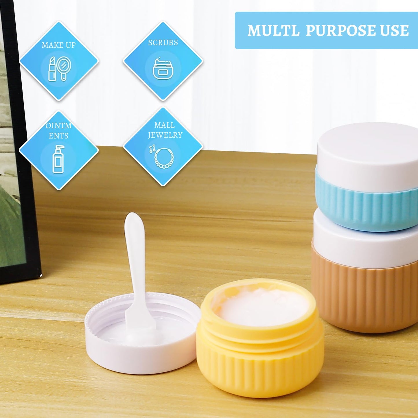 KOUWICH Silicone Travel Bottles, 25 Pack TSA Approved Travel Size Containers for Toiletries, Leak Proof Refillable & Squeezable Toiletry Bottles Kit with Clear Bag for Shampoo Lotion Cream Conditioner