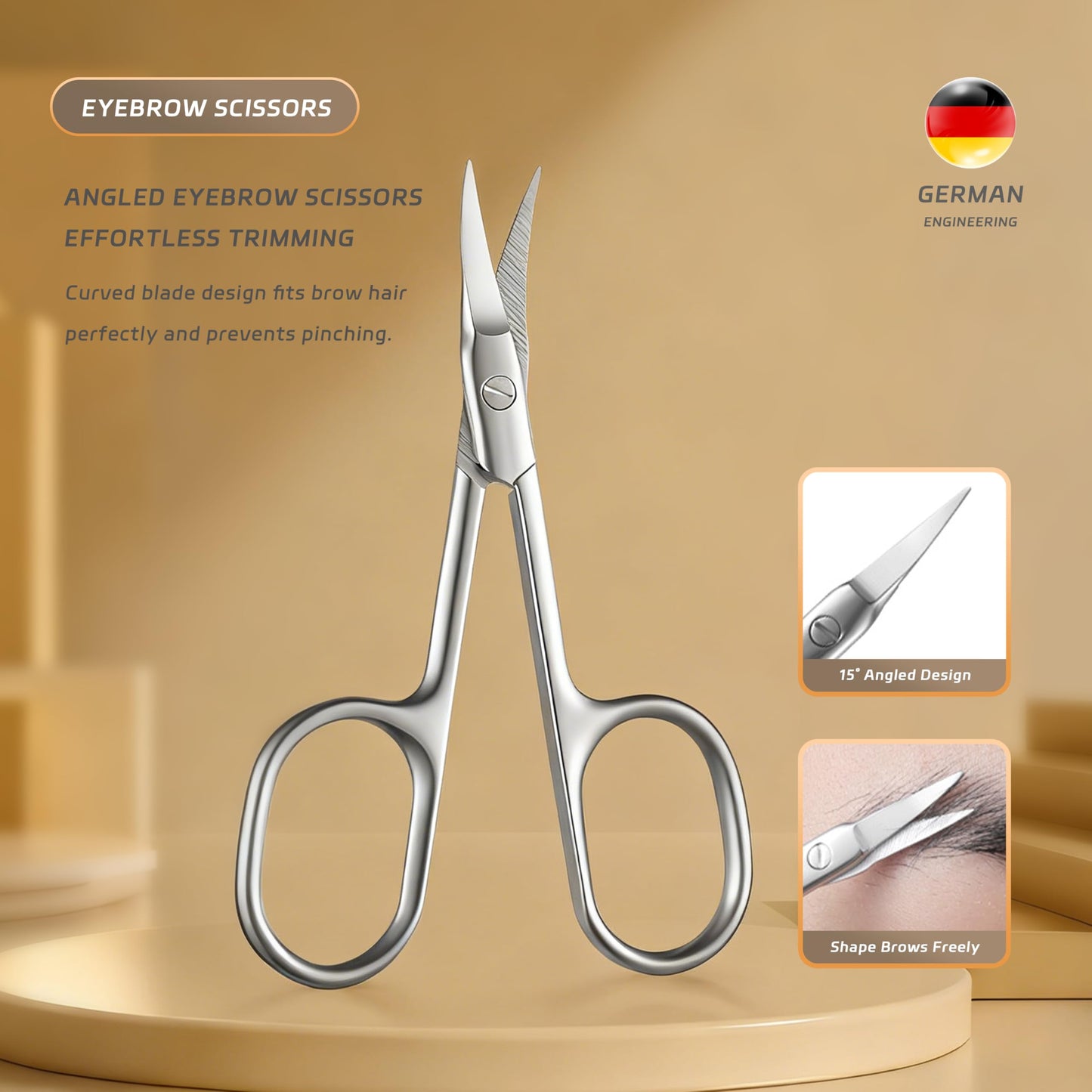 MR.LUXE 9PCS Manicure Set – Professional 9-in-1 Manicure Pedicure Kit, Premium Stainless Steel Nail Clippers, Nail Grooming Kit, with Portable Textured Travel Case, Luxury Gift Set for Woman& Man.