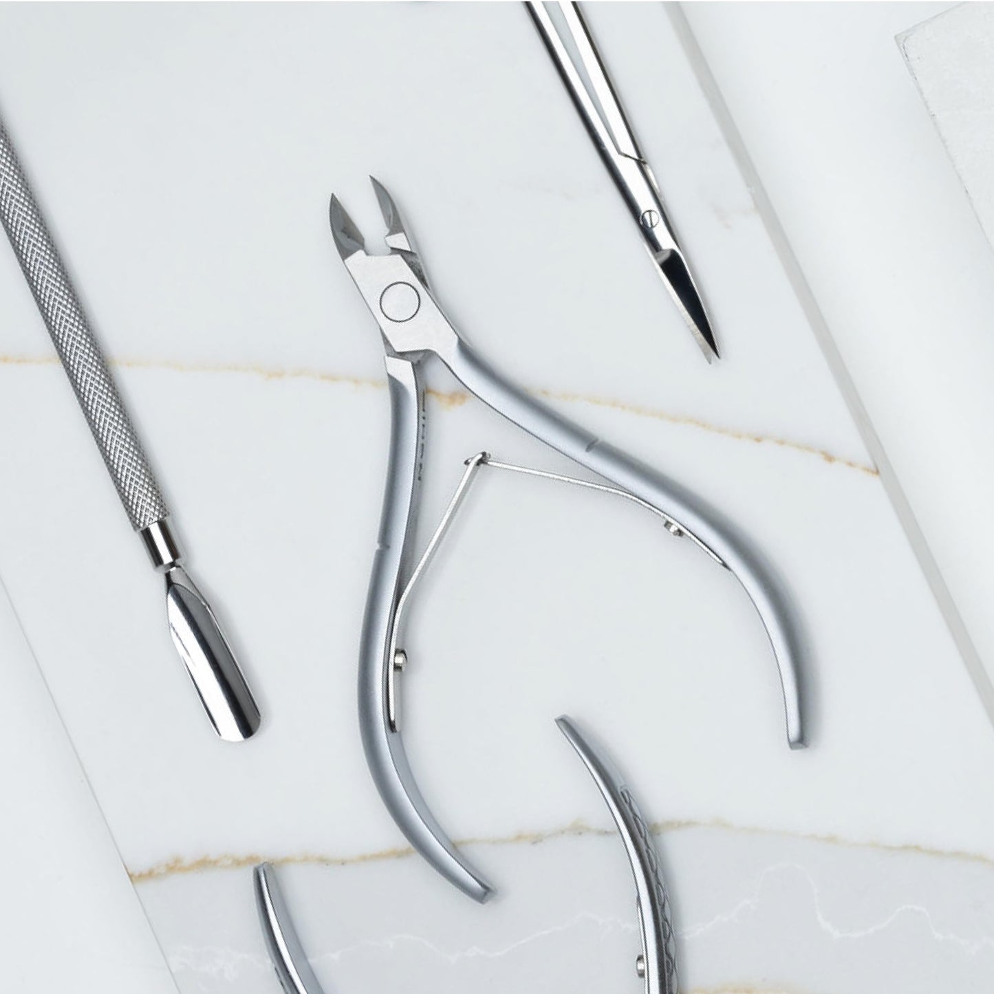 NGHIA Cuticle Nipper - D-07 JAW 16 | Stainless Steel | Durable and Sharp | Ergonomic Design | Grey Plated | Ideal for Salons and Home Use