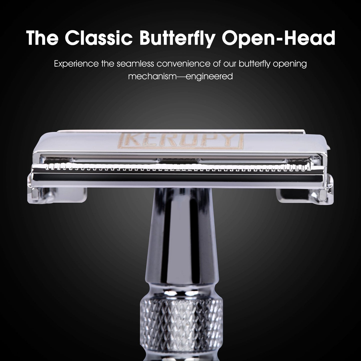 Double Edge Safety Razor with 10 Disposable Blades - Single blade double edge razor for men - Metal razor with Long Handle for close shave - Classic Clean Shave Single blade razor