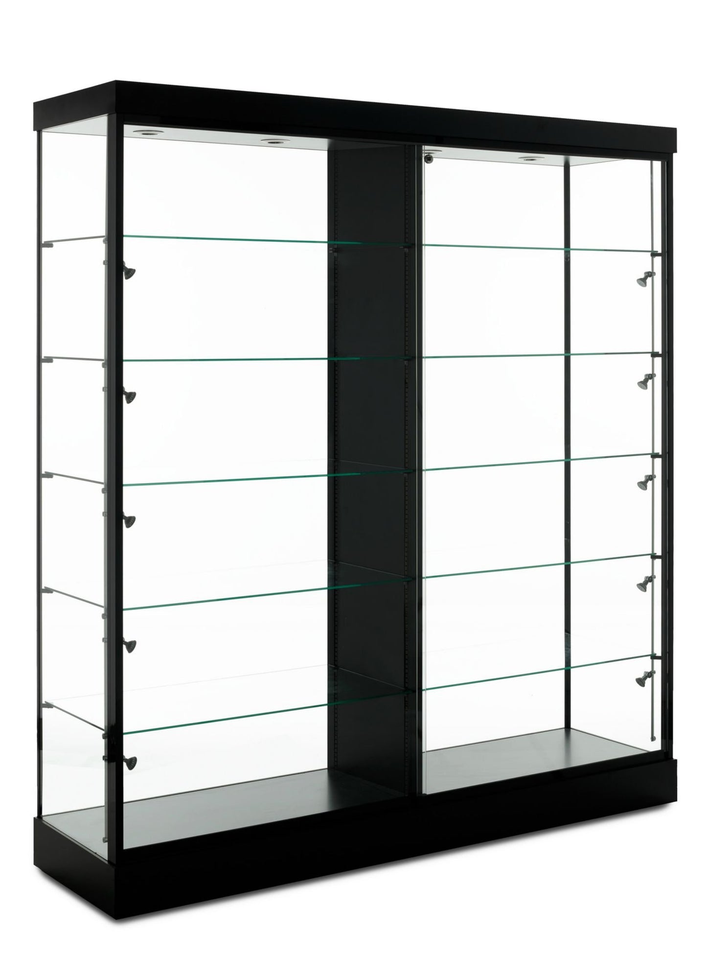 Tecno Display Rectangular Show Case with Divider (Black)