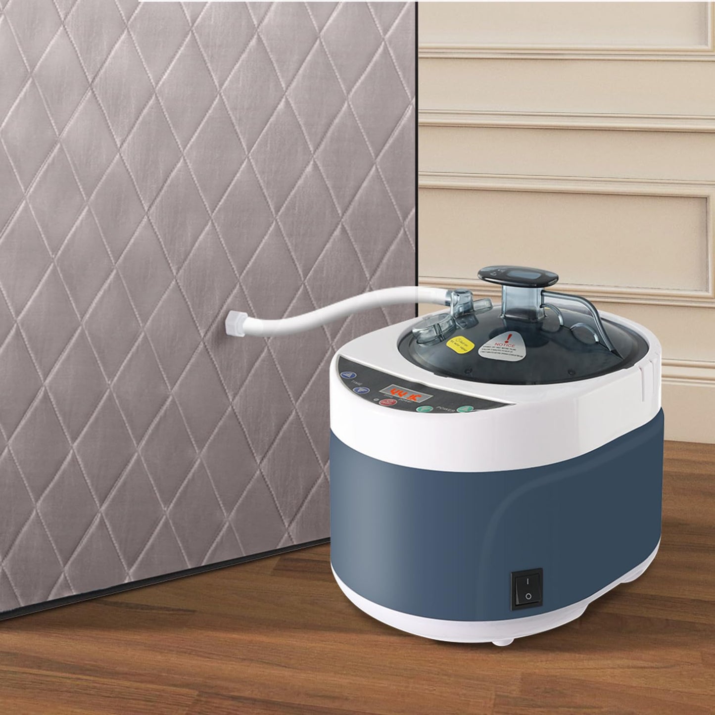 TaTalife Sauna Steamer, Portable Steam Generator with Remote Control, 4 Liters Stainless Steel Sauna Steamer Pot, Sauna Steam Machine with Timer Display, 1500W Home SPA Fumigation Sauna Steam Machine