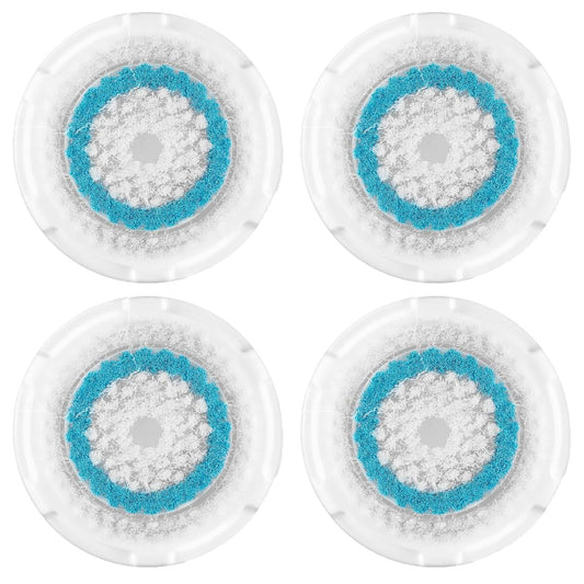 Evetree Deep Pore Face Cleansing Brush Head Replacements Compatible with Clarisonic Mia 1, Mia 2, Alpha Fit