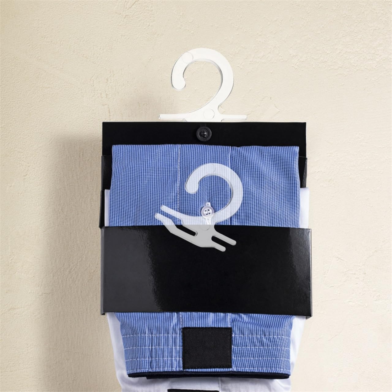 MAGICLULU Transparent Sock Display Hooks 0.98 Inch Clear Plastic Retail Hangers for Socks and Small Item Hanging Lightweight Packaging Hooks for Home and Store Use Pack of 300