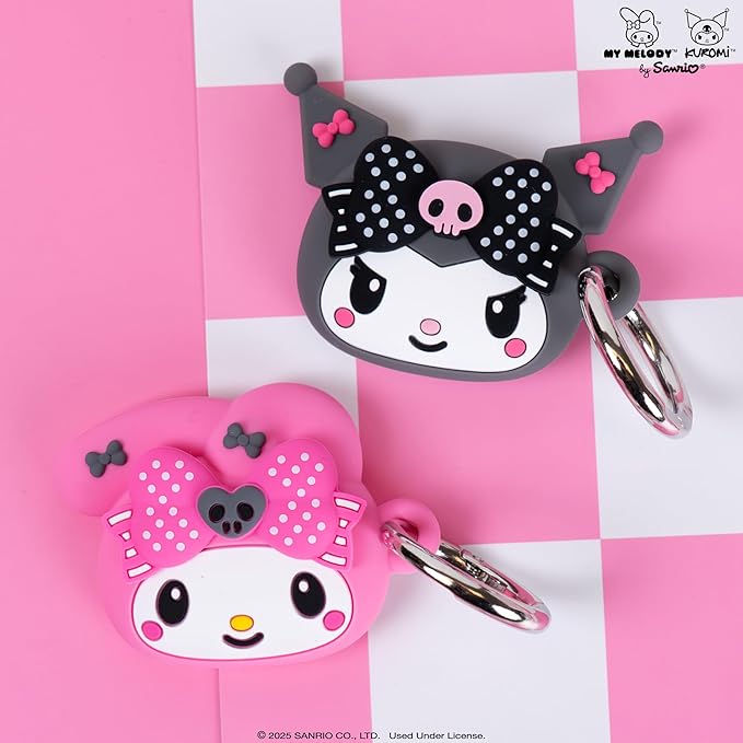 iFace Sanrio My Melody 50th and Kuromi 20th Anniversary Case Compatible with AirTag [Special Limited Edition] - Kuromi 20th Anniversary