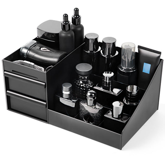 EXIN DECHEN Cologne Organizer for Men,Cologne Stand,Organizador de Perfumes,Dresser Organizer Countertop,Mens Bedroom Essentials,Room Decor for Mens,Gifts for Men,Fathers Day Gift for Dad