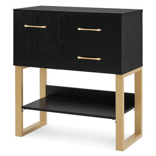 BarberPub Beauty Barber Station, Spa Wall Mount Storage Cabinet, Salon Equipment for Hair Stylist, Spa Beauty Makeup Organizer with Drawers & Shelf, 31.4"(L) x 16.54"(W) x 35.71"(H) 3185 (Black)