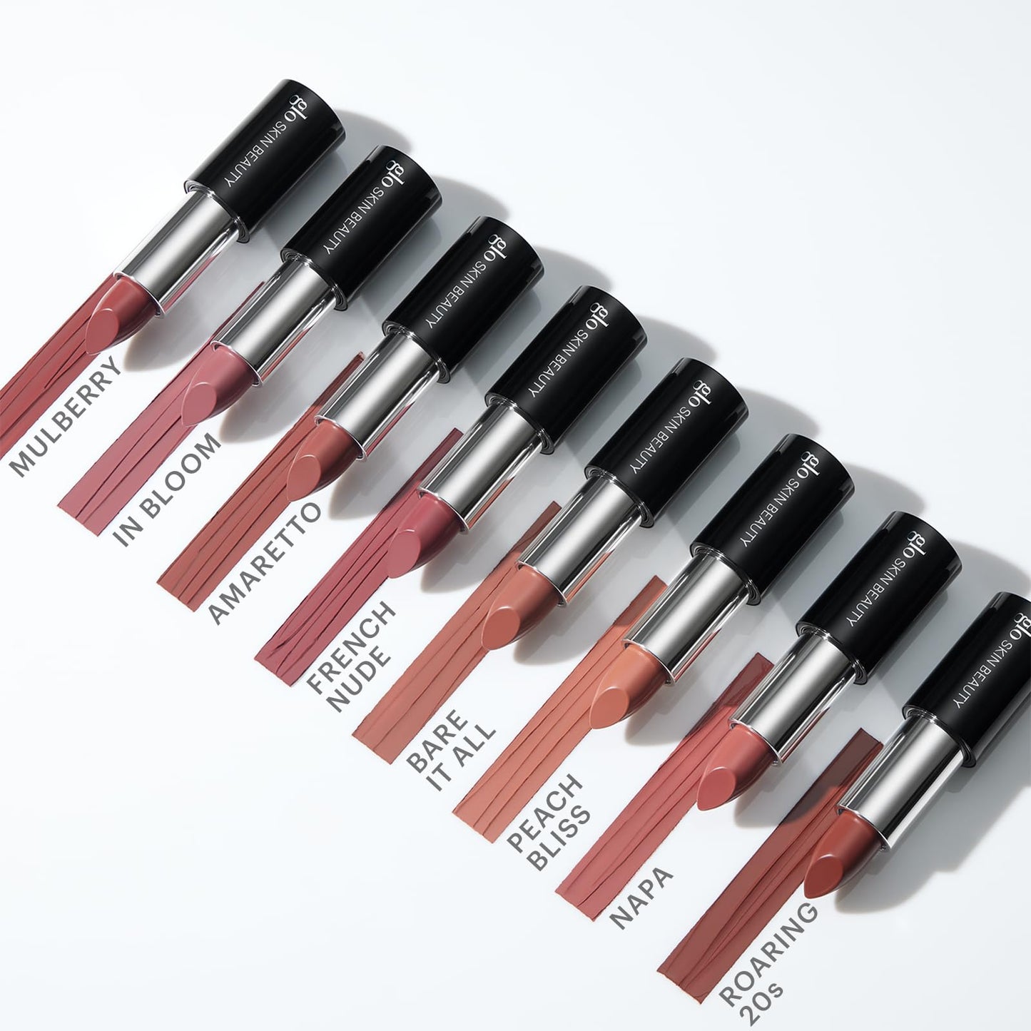 Glo Skin Beauty Satin Lipstick (Peach Bliss) | Nourishing Longwearing Lip Stick Packed with Skincare Benefits