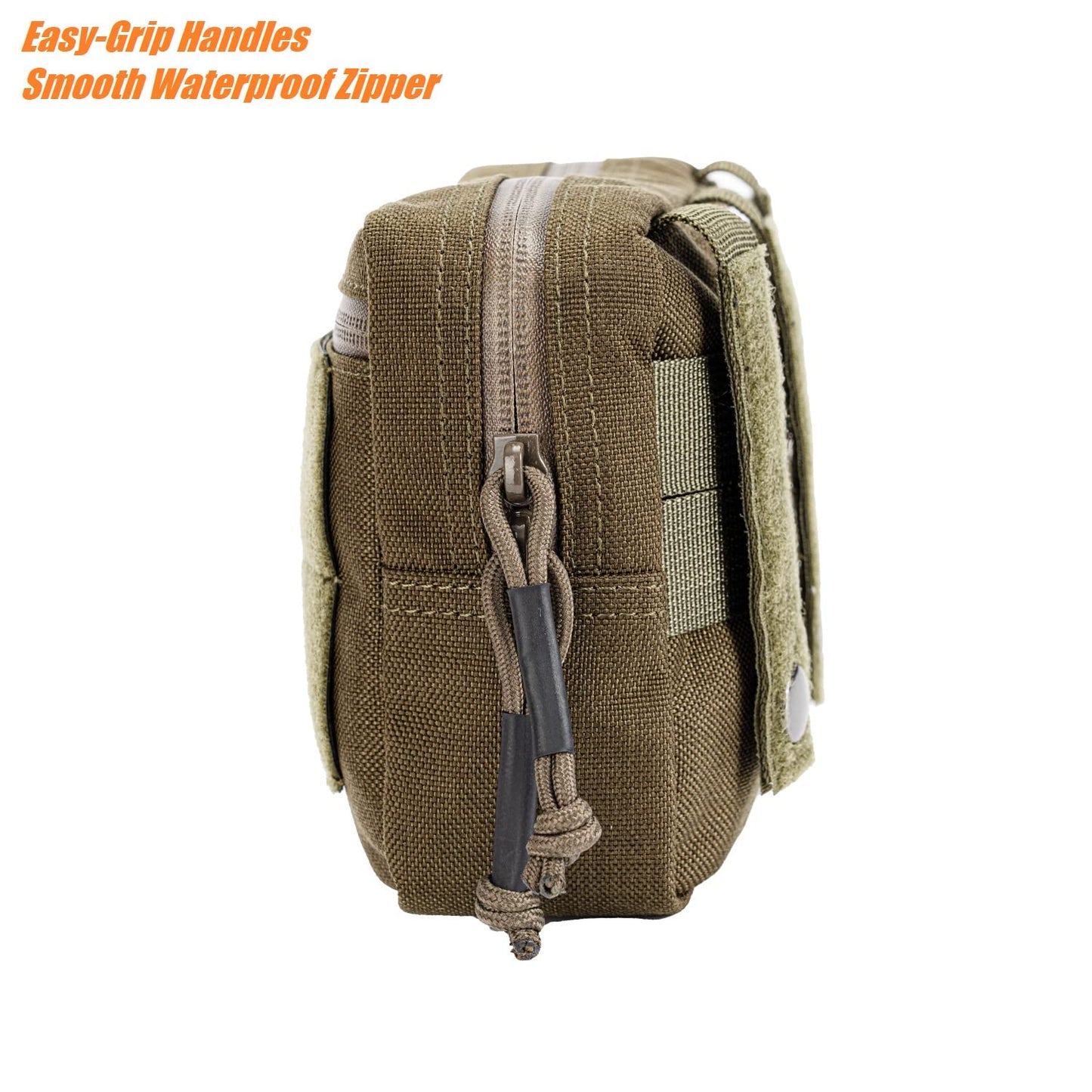 Dotacty Mini Modular Admin Pouch Tactical MOLLE Utility Tool Pouch for Chest Rig Duty Vest Battle Belt Backpack Accessory Small Dangler Bag EDC Gear Carrier IFAK Medical Kit Organizer RG