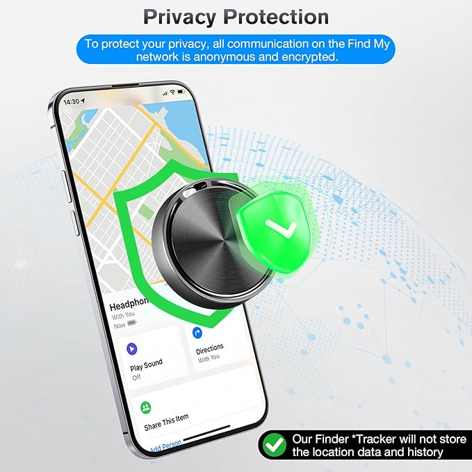Airtag for Andriod and iOS,Air Tags-4 Pack,Andriod Tracker Tags,Support Dual System,Work with Apple Find My and Gooogle Hub App,Item Locator for Luggage, Backpack,Key,Wallet and More