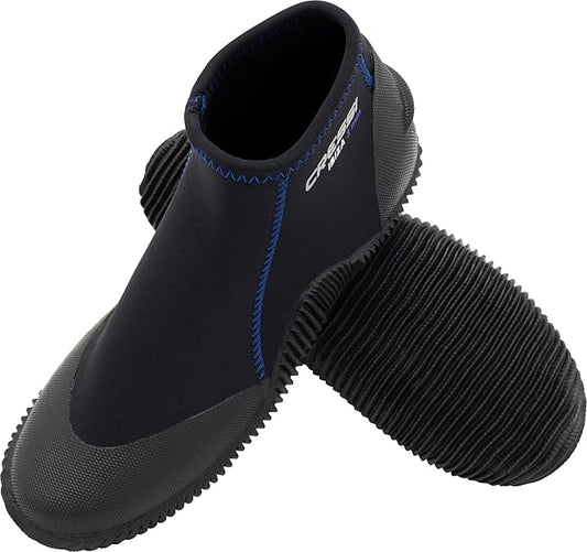 Cressi Adult Neoprene Diving Boots with Anti-Slip Rubber Sole for Water Sports | Ibiza 3mm