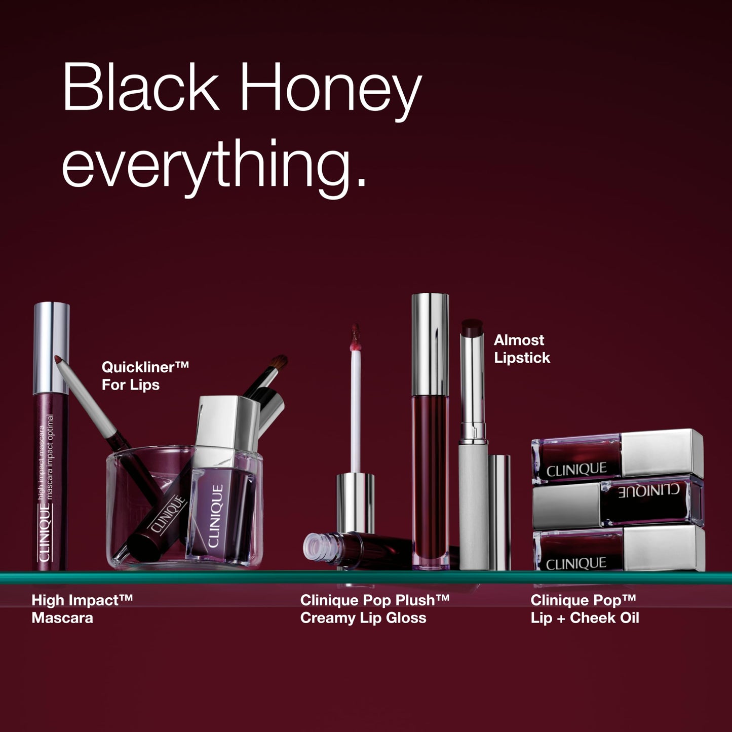 Clinique Long Lasting Quickliner Lip Liner | Non-Drying + No Sharpening, Black Honey