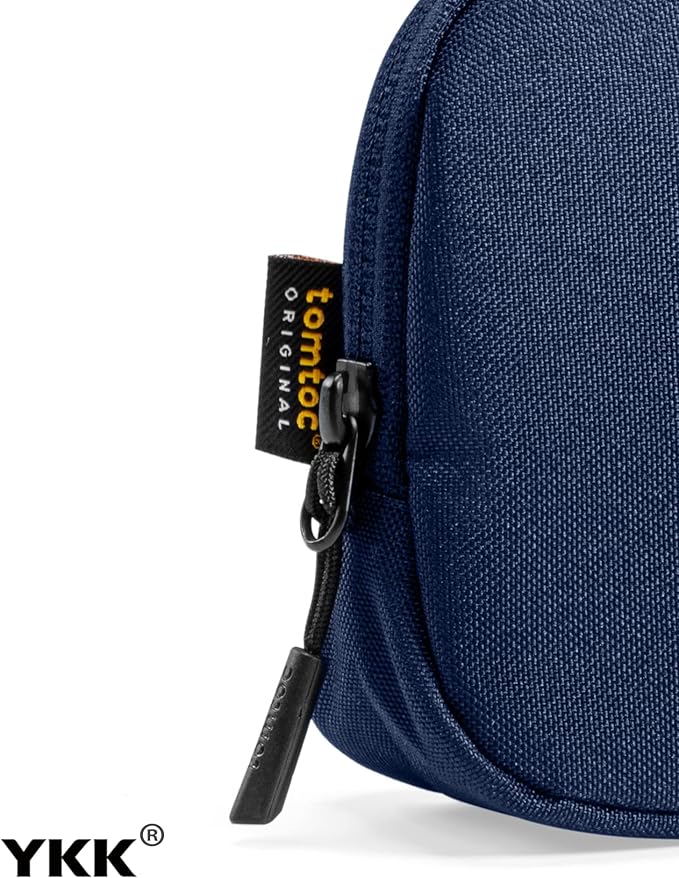 tomtoc Recycled Portable Storage Pouch Bag Case Accessories Organizer Compatible with MacBook Laptop Charger, Mouse, Cables and Hard Drive, Also for Smart Phone Accessories and Personal Items