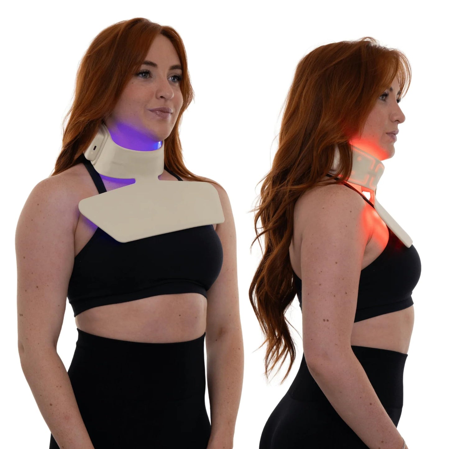 Fringe LED Neck & Chest Mask – Red, Infrared & Blue Light Modes for Skincare Routine