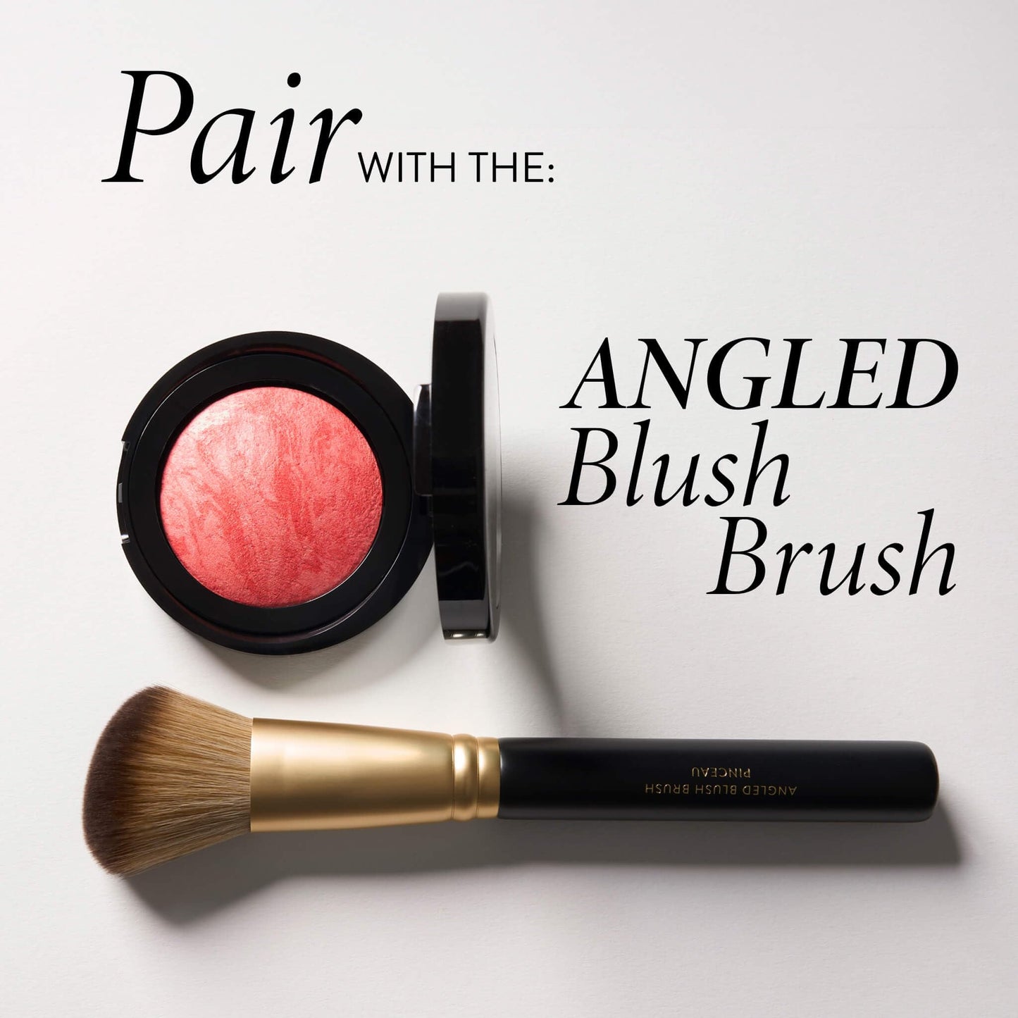 LAURA GELLER NEW YORK Baked Blush-n-Brighten for Mature Skin - 10 Beachy Horizon - Powder Blush Won't Settle into Fine Lines - Buildable Natural Finish – Longlasting Formula - Made in Italy