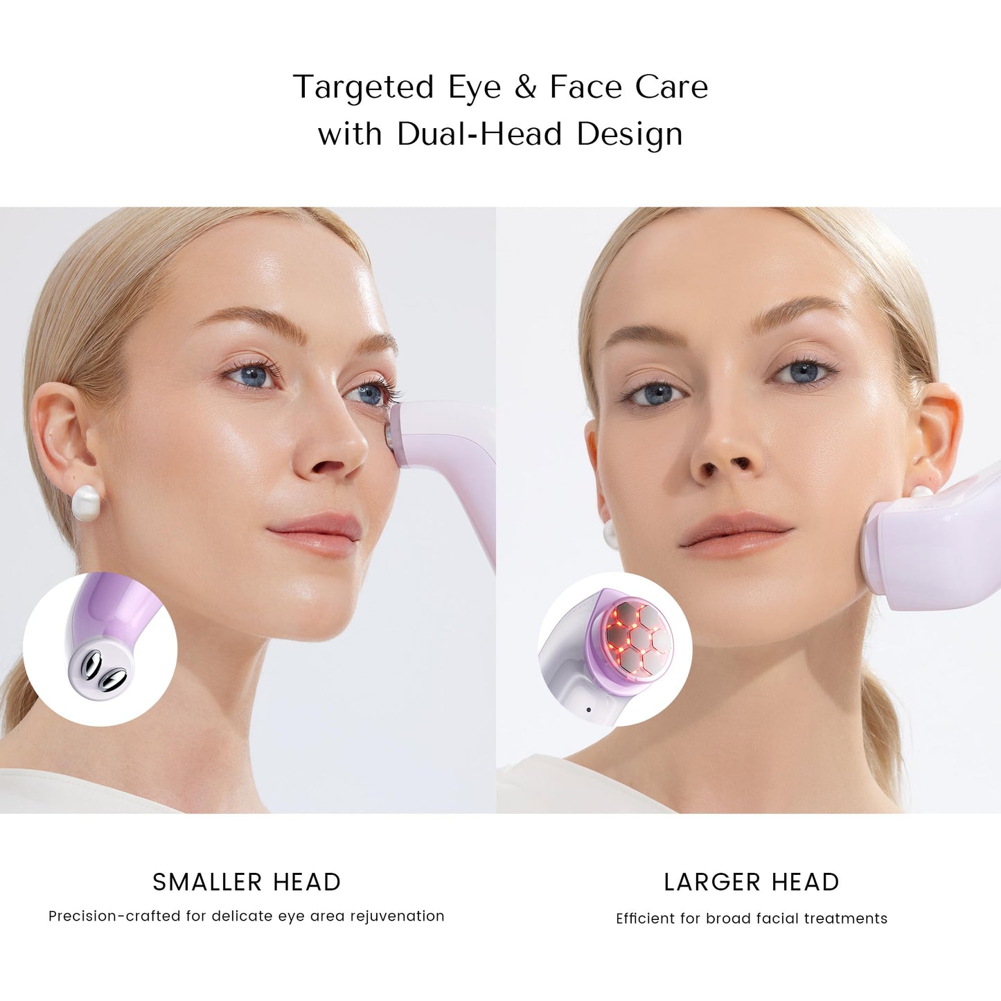 DermRays Multi-Functional Microcurrent Device with 650nm Red Light, 4-in-1 Facial Toning Tool with Multi-Leading Tech for a Visibly Radiant & Youthful Appearance