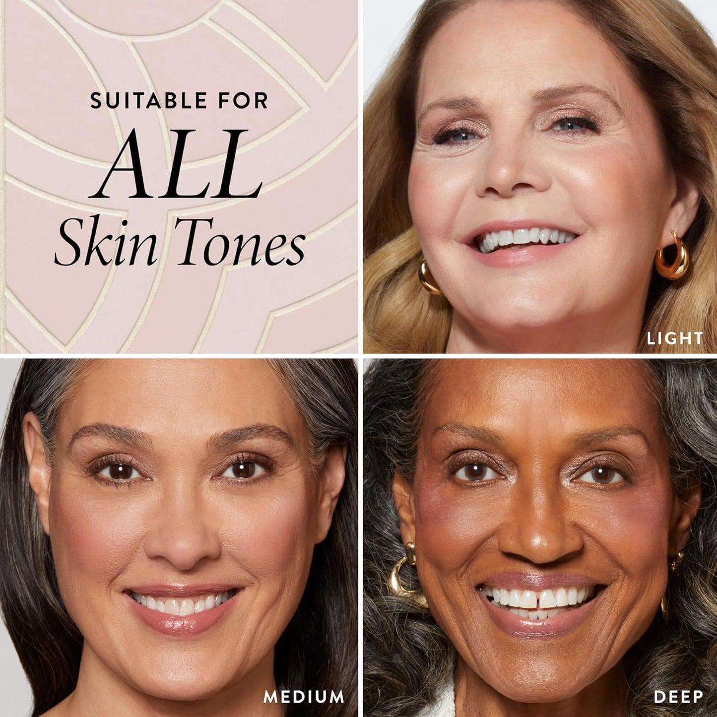 LAURA GELLER Baked Icons Complete Full Face Palette, Fair | All-in-One Makeup Palette with Baked Foundations, Blush, Bronzer, Highlighter, Eyeshadows | Coverage for Mature Skin | Travel-Friendly