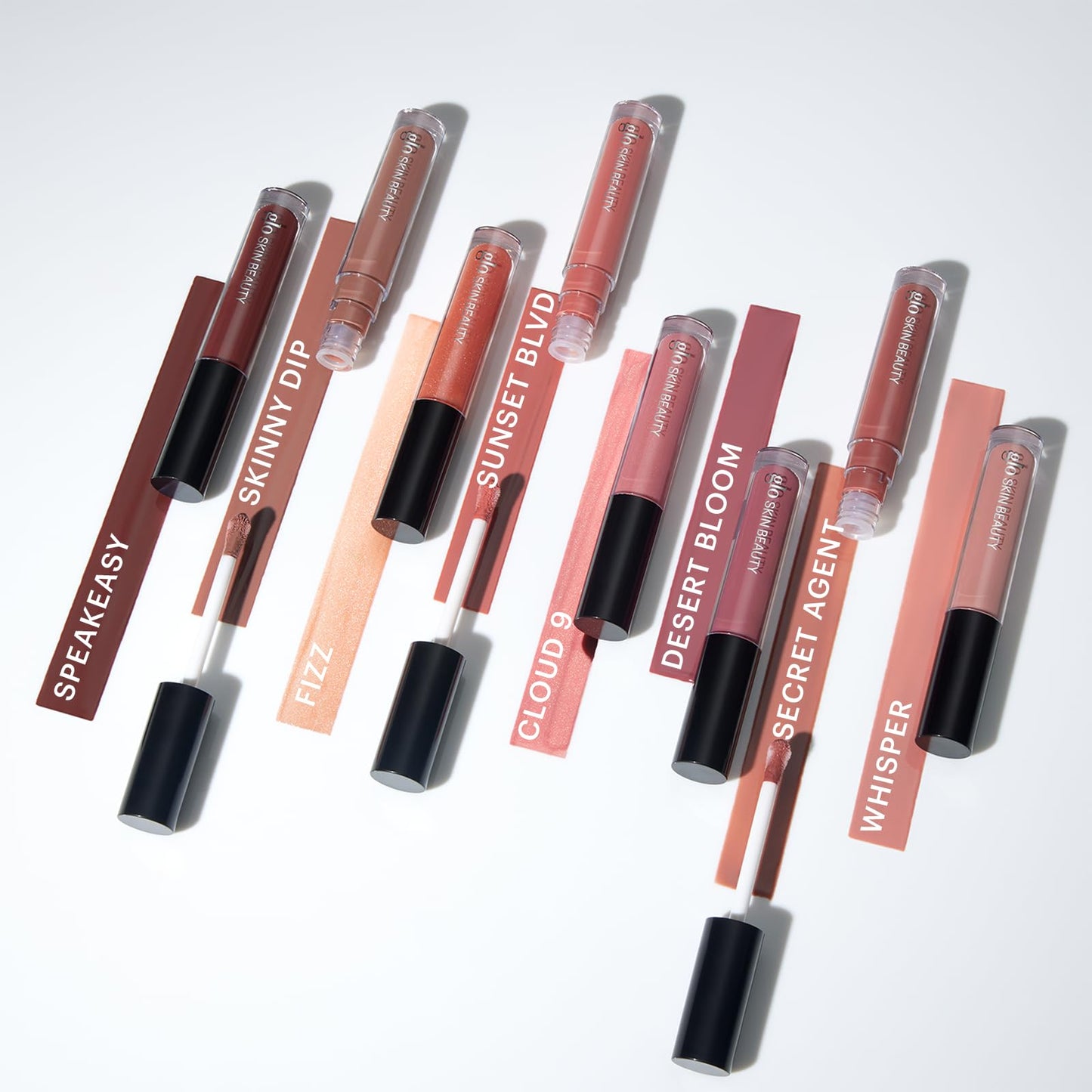 Glo Skin Beauty Conditioning Lip Gloss (Sunset Blvd) | Non-Sticky, Nourishing Lip Glosses Packed with Skincare Benefits