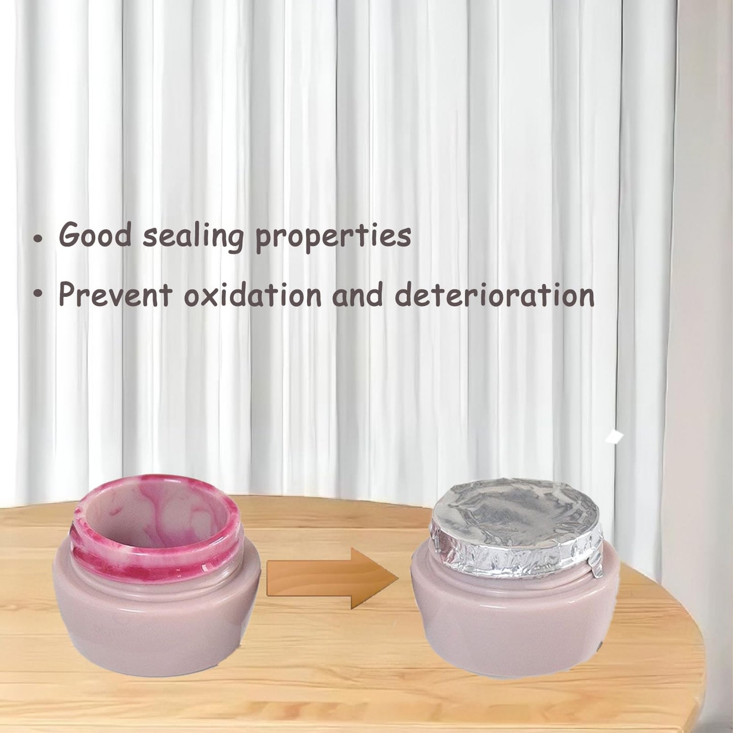 240 Pcs Aluminum Foil Sealing Stickers, 32mm Lids Foil Film Tapes, Foil Lid Seal Sticker for Cosmetic Tube Bottle, Skincare Bottle and Toothpaste (Silver)
