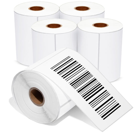 Aegis Adhesives- 4x6 Shipping Labels, Direct Thermal Labels, Return Address Labels for Mailing, Packages, Personalized Stickers- Compatible with Zebra, Rollo, Munbyn Printers (1800 Count, 4 Rolls)
