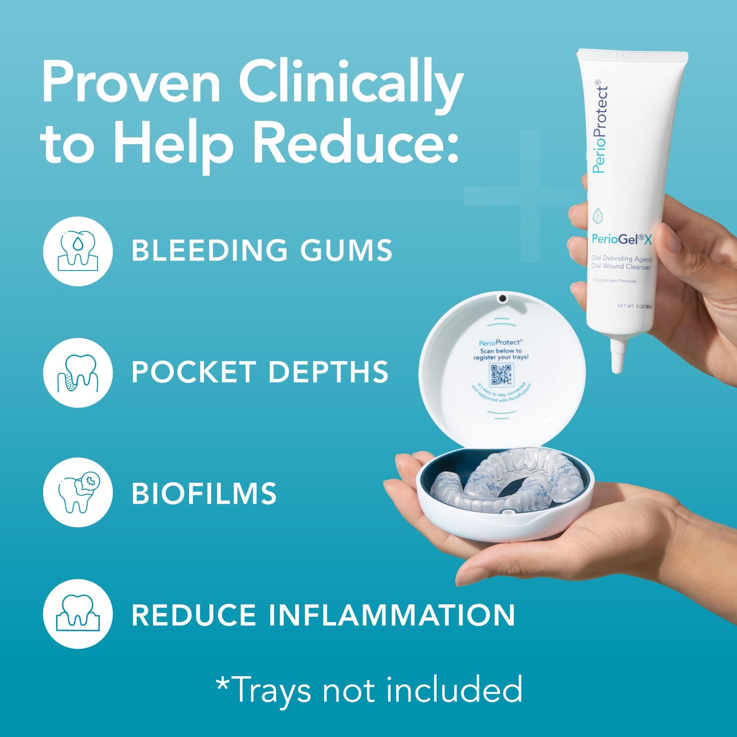 PerioGelX | Periodontal Treatment for Teeth | Promotes Teeth Whitening (3 oz.)