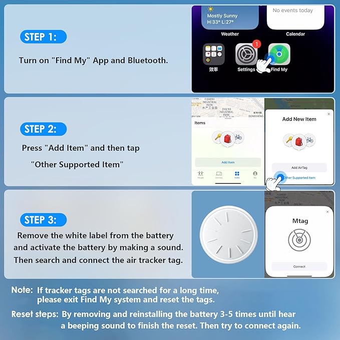GPS Tracker for Vehicles,Real Time Car GPS Tracker Work with Apple Find My(iOS Only),No Monthly Fee Mini Hidden Car Tracker with Magnetic Case (Black,1PCS)