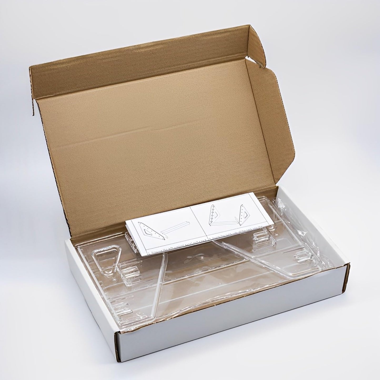 SUTOKAKA 6-Tier Clear Acrylic Nail Polish Organizer Stand