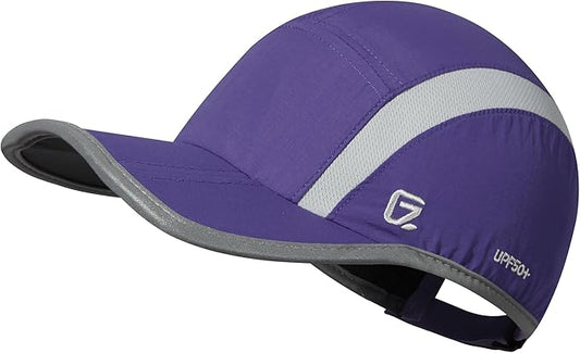 GADIEMKENSD Reflective Folding Outdoor Hat Unstructured Design UPF 50+ Sun Protection Sport Hats for Womens and Mens
