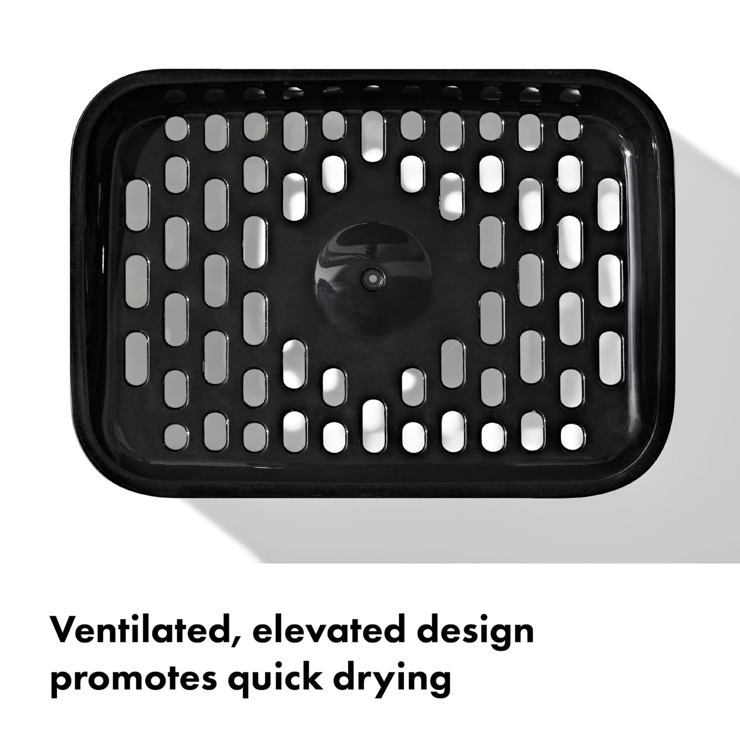 OXO Good Grips Soap Dispensing Sponge Holder - Black
