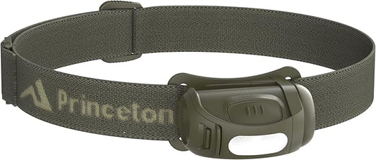 Princeton Tec Fred Headlamp 200 Lumens Dimmable Ultrabright White LED, IPX4 Water Resistance and 41 Hour Burn Time, Perfect for Hiking, Camping, Hunting, Fishing, and Safety Preparedness, Olive Drab