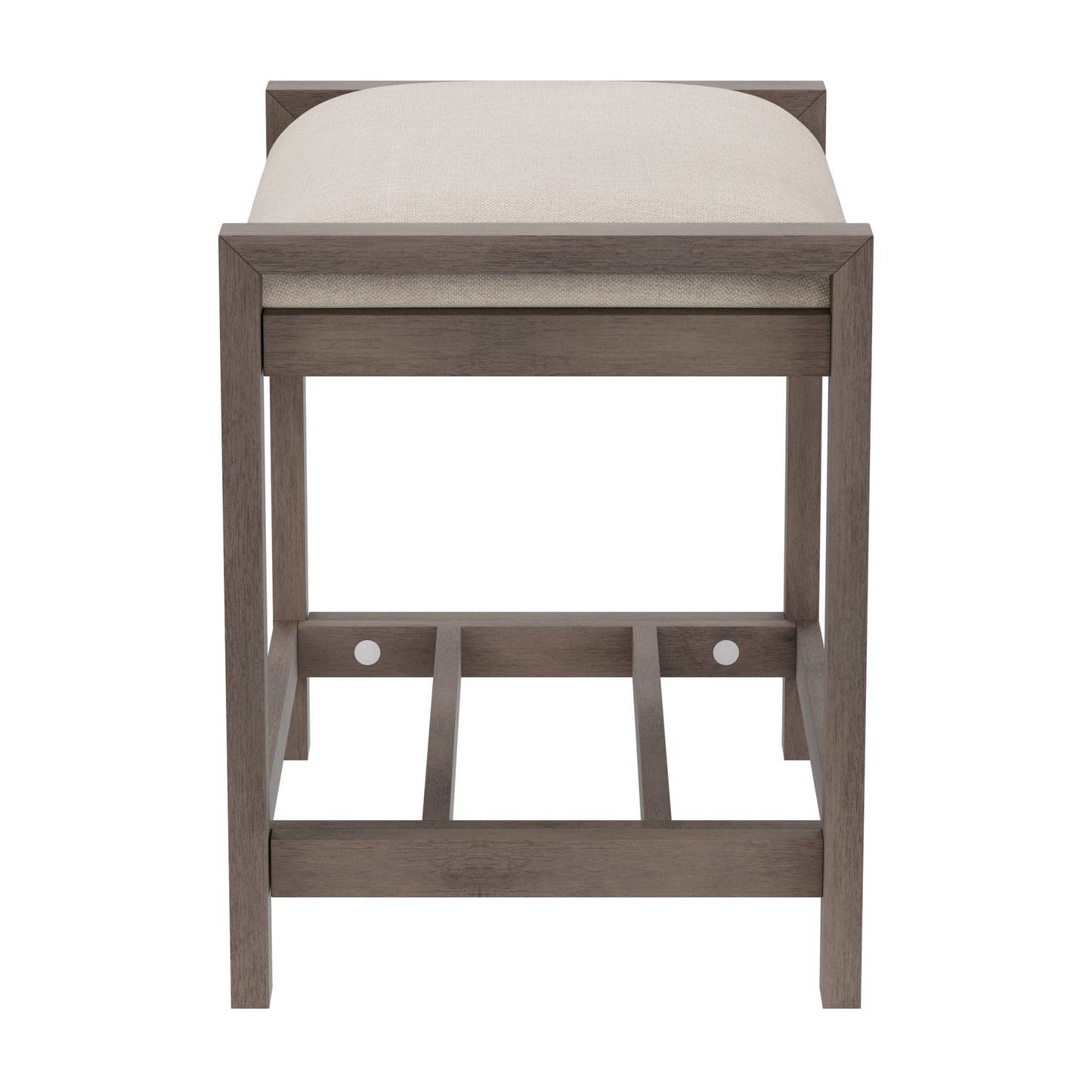Hillsdale Furniture Amelia Vanity Stool, Antique Gray