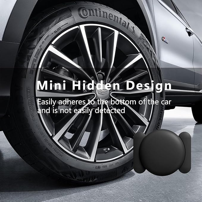 Mini Magnetic GPS Tracker for Vehicles IP65 Waterproof Real-Time Hidden Tracking Device Compatible with Android Only, Anti-Theft Car Tracker for Truck, Motorcycle, Assets（Android Only）