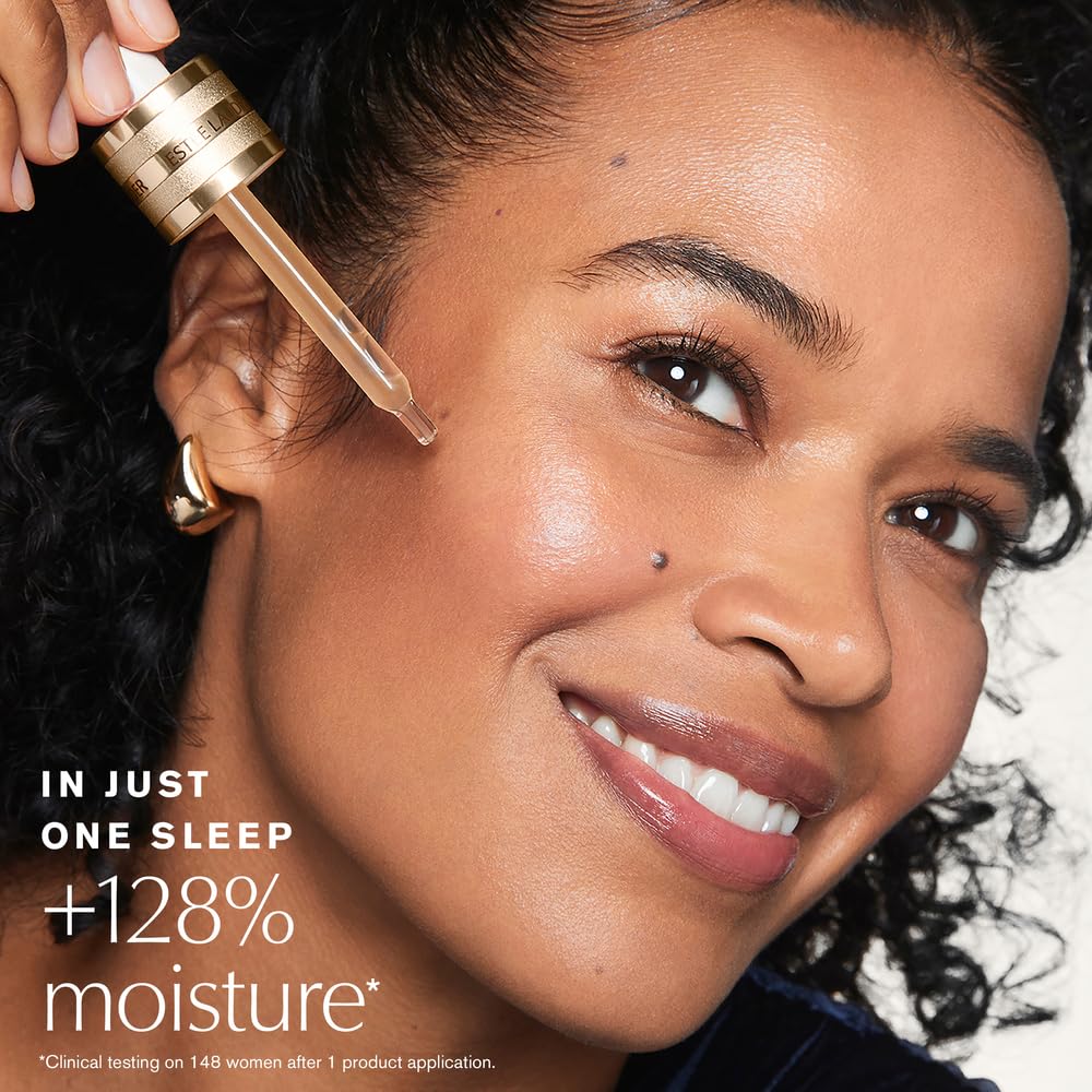 Estée Lauder Advanced Night Repair Face Serum Synchronized Multi-Recovery Complex with Hyaluronic Acid & Peptides | Anti Aging & Hydrating Serum, 1 Fl Oz