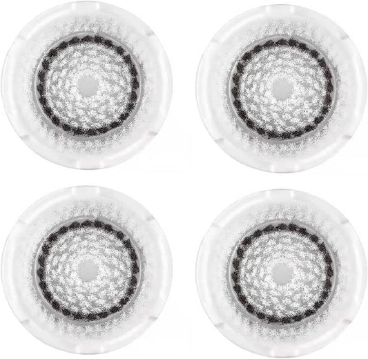 Clarisonic Sensitive Facial Cleansing Brush Head Replacement For Mia 1, Mia 2, Mia Fit, Alpha Fit, Smart Profile Uplift and Alpha Fit X, 4 Count