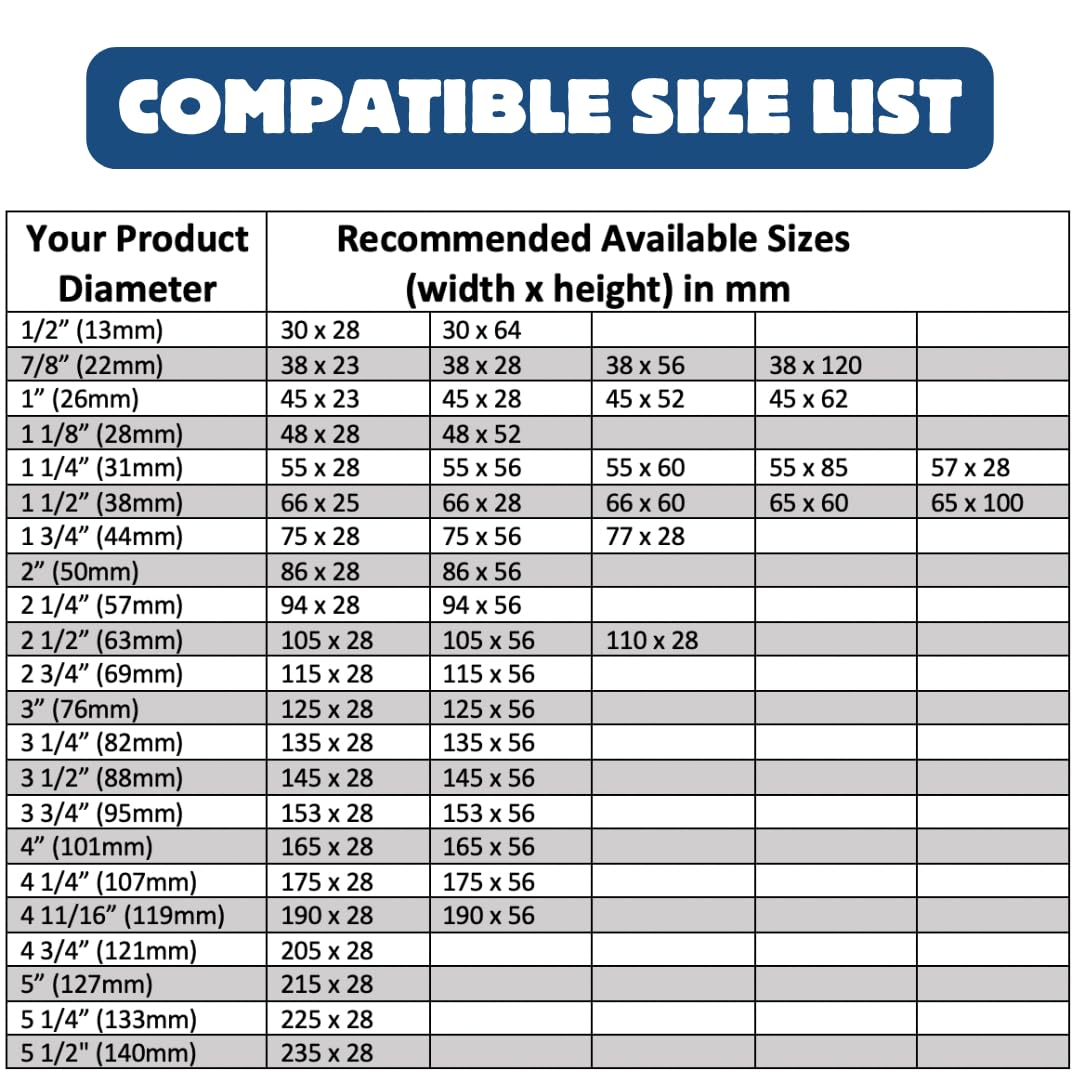 Supplement and Supply 105 x 28 mm Printed Clear Perforated Shrink Band for Cosmetic Jars, Plastic Jars, Spice Jars & Tubs [Cap Diameter: 2 1/2"] Pack of 200