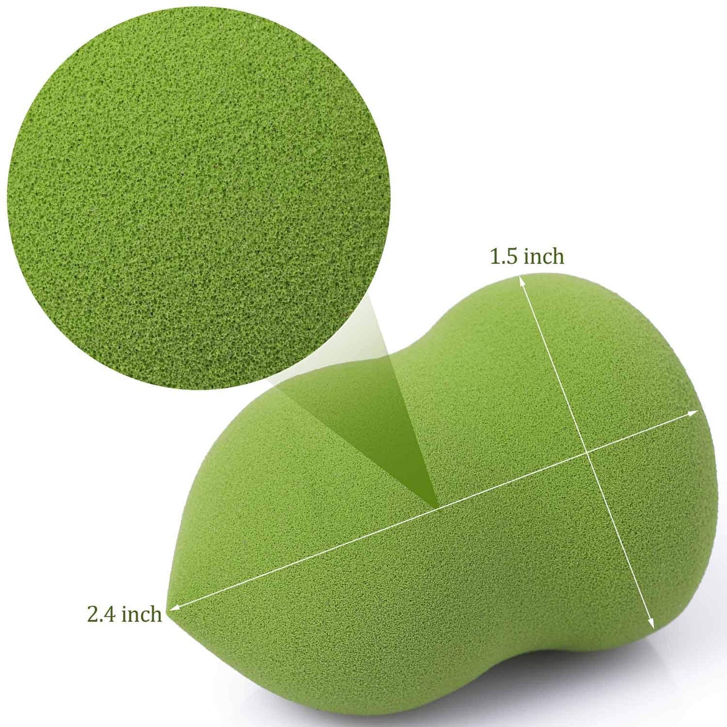BTYMS 20 Pieces Makeup Sponge Set Blender Blending Sponge Face Beauty Sponge Flawless for Foundation and Powder
