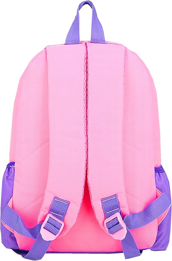 11 Inch Kids Small Toddler Preschool Travel Backpack Cool Cute Cartoon Daypack（Butterfly Purple）