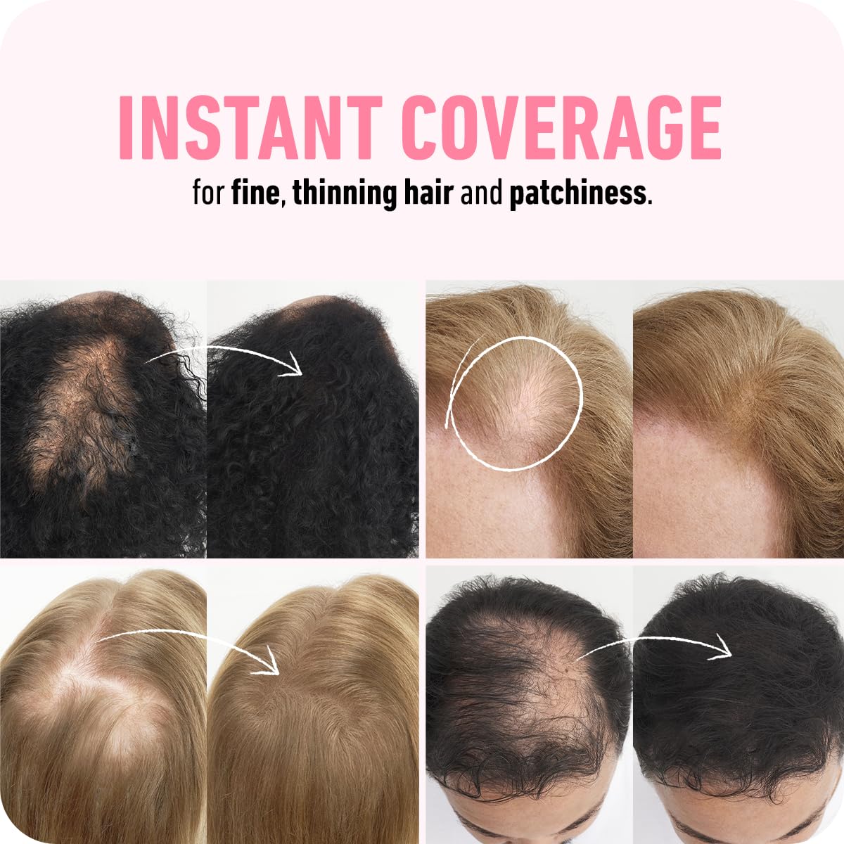 BOLDIFY Hair Fibers (28g) - Fill In Thinning and Fine Hair for an Instantly Fuller, Thicker Look - 14 Shades for Women & Men - Gray