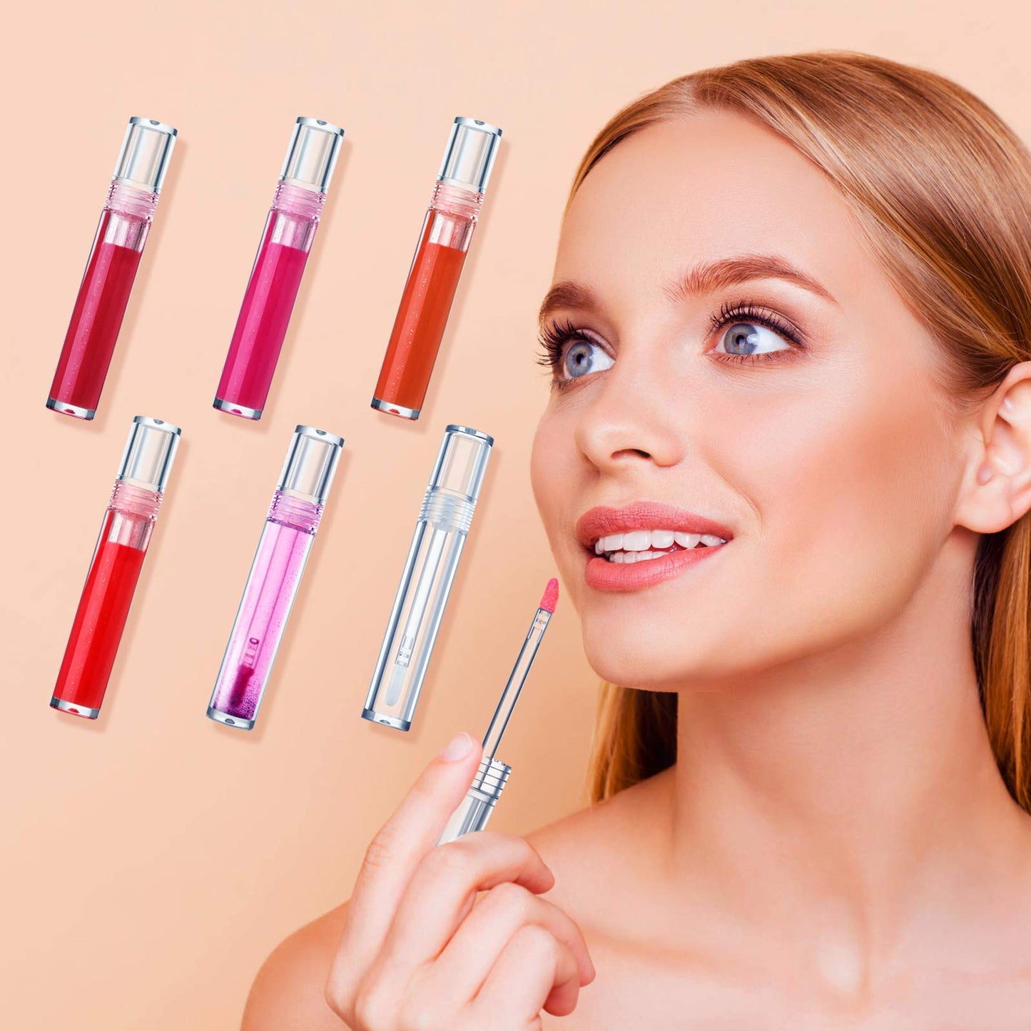 Patelai 30 Pieces Empty Lip Gloss Tubes 5 ml Transparent Lip Gloss Containers Clear Refillable Lipstick Container Lip Balm Bottles Eyelash Growth Liquid Tube Cosmetic Container with Rubber Stoppers